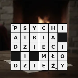 Rozwiązanie krzyżówki: dział psychiatrii - psychiatria dzieci i młodzieży | hasła, synonimy i podpowiedzi Hasło krzyżówkowe dział psychiatrii - psychiatria dzieci i młodzieży – rozwiązanie, synonimy, podpowiedzi i definicje krzyżówkowe